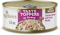 Applaws Taste Toppers, Grain-Free Dog Food Topper, Limited Ingredient, Chicken Breast with Duck in Gravy (12 x 5.5oz Cans)