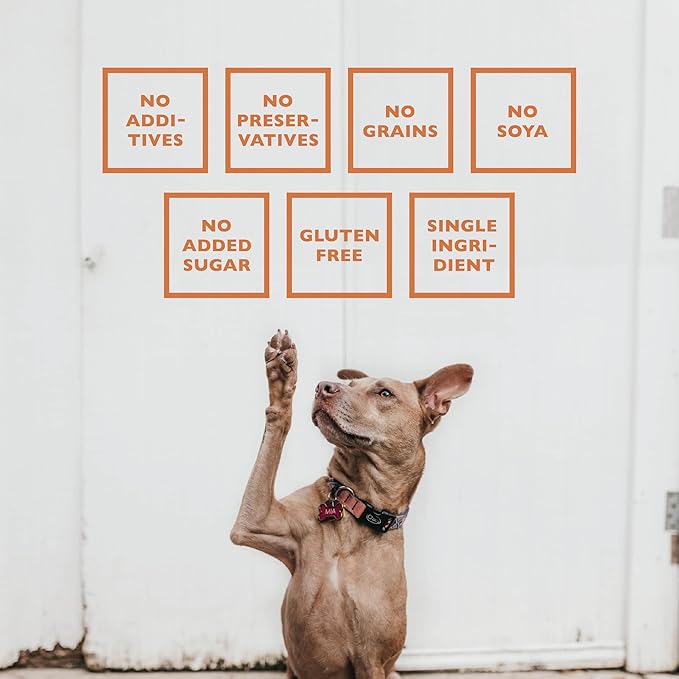 Lamb Lung Dog Treats - Lung Biscuits | 100% Natural Single Ingredients Dog Treats | Crunchy Gluten Free Lung Dog Snacks | High Protein Low Fat Biscuits for All Breeds | Healthy Pet Treats Snacks | 4oz