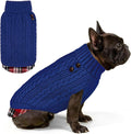KYEESE Dog Sweater Thick Pet Coat for Fall Winter Cold Weather Warm Turtleneck Medium Dogs Sweater Soft Pullover Dog Sweaters for Medium Dogs Girl