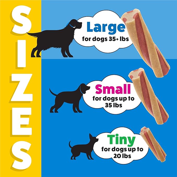 Purina Busy with Beggin’ Twist’d Adult Dog Chew Bone Treats - (Pack of 6) 2 ct. Pouches