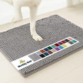 Muddy Mat® | Super Absorbent Door Mat Indoor, Microfiber Quick Dry Chenille Entryway Rug, Non-Slip Front Door Mat, Indoor Mats for Entryway, Machine Washable Pet Rug, Grey 5ft x 7ft