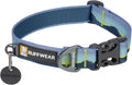 Ruffwear, Crag Dog Collar, Stylish Adventure Collar with Premium Reflective Design, Quick Release Buckle, Lightweight All-Day Comfort, Alpine Dawn, 14"-20"