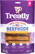USA Beefhide Chip Rolls 5-6" Dog Chew Treats - Chicken Flavor, 22 Count/1 Pack