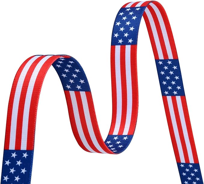 American Flag Dog Collar - Patriotic, US Flag Pattern, Star & Stripes, Fourth of July Dog Collar, Adjustable for Small Medium Large Dogs(Classic US,S)