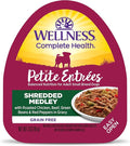 Wellness Petite Entrées Shredded Medley with Roasted Chicken, Beef, Green Beans & Red Peppers, 3-Ounce Cup (Pack of 12)