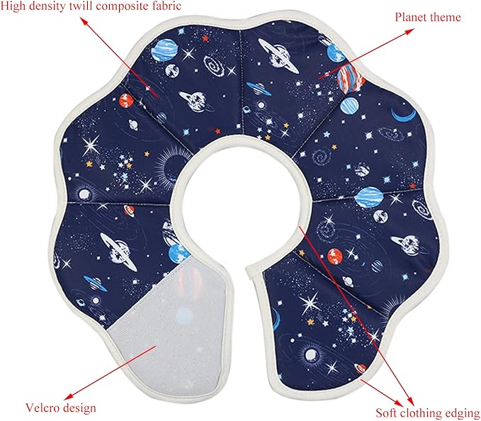 Soft Cat Cone, Adjustable Recovery Collar After Surgery to Prevent Licking Wound, Protective Cat Neck Cone, Comfortable Pet Elizabethan Collar for Cats Kittens and Puppies (XS)