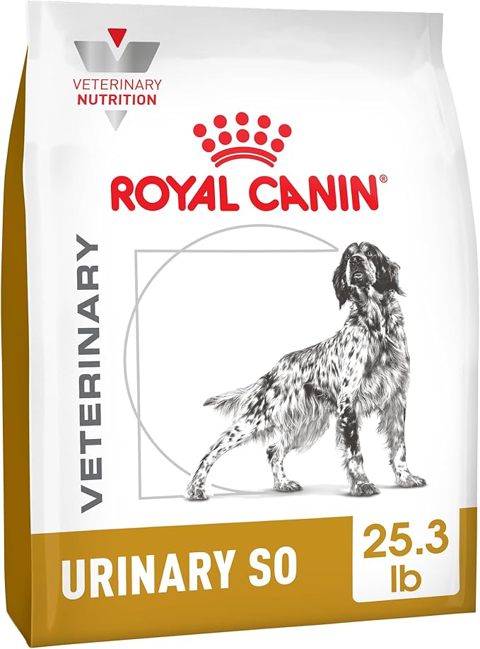 Royal Canin Veterinary Diet Canine Urinary SO Adult Dry Dog Food, 25.3 lb Bag