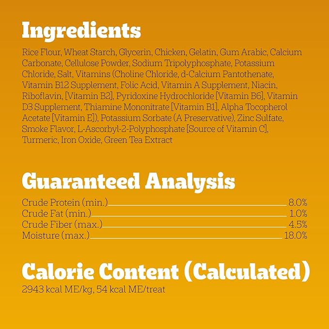 Pedigree Dentastix Small & Medium Breed Dog Treats, Original with Real Chicken, Dog Dental Treats, 21.1 oz. Bag (45 Treats Total)