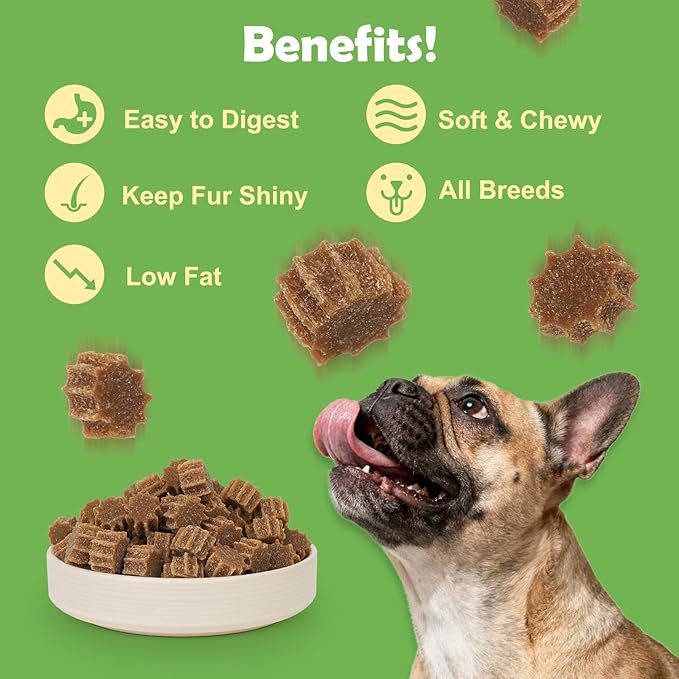 MON2SUN Grain-Free Soft Dog Treats, Gear-Shaped Training Treats for Dogs, Chicken Flavor, Gluten-Free, 21.2 oz