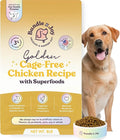 Bundle x Joy Golden Probiotic Dog Food Dry, Chicken, 8lb Bag, Allergy and Gut-Friendly Adult Kibble for Digestive Health with Cage-Free Chicken, 20 Plant Based Superfoods, Beef and Grain Free