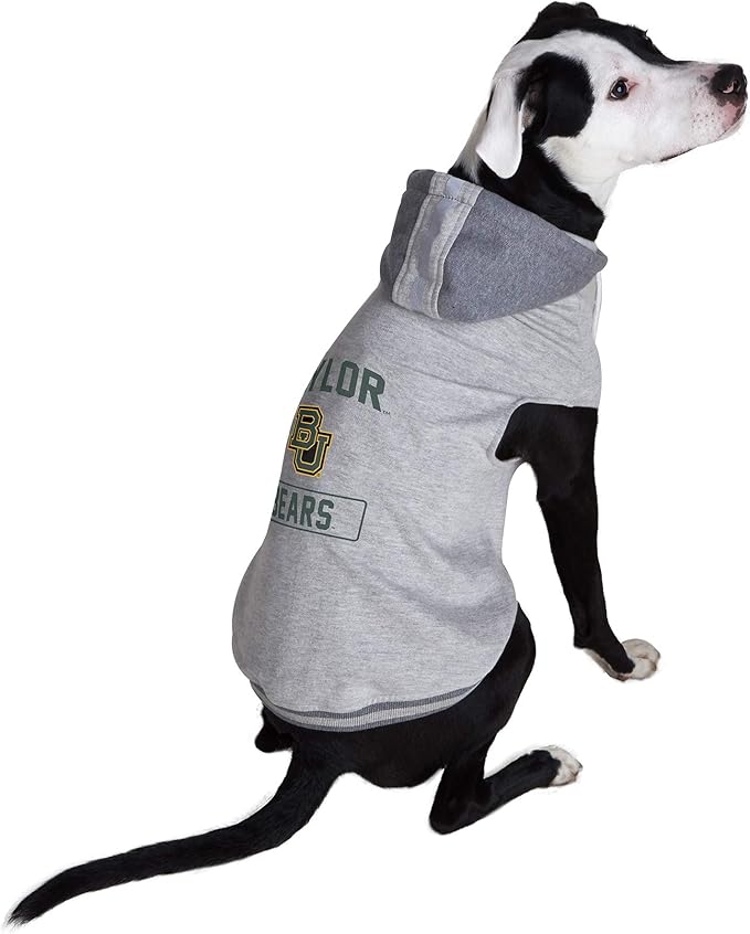 Littlearth NCAA Unisex NCAA Pet Hooded Crewneck with Team Logo and Name