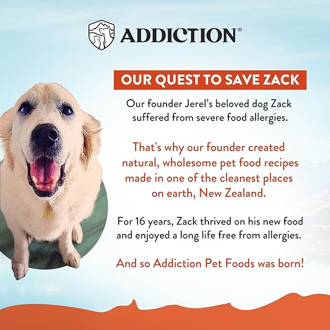 Addiction Meaty Bites - Hypoallergenic Dog Treats - Made in New Zealand - High Meat Content - Gluten and Grain-Free - Soft and Allergy Friendly (Venison, 4 Ounces - 3 Packs)