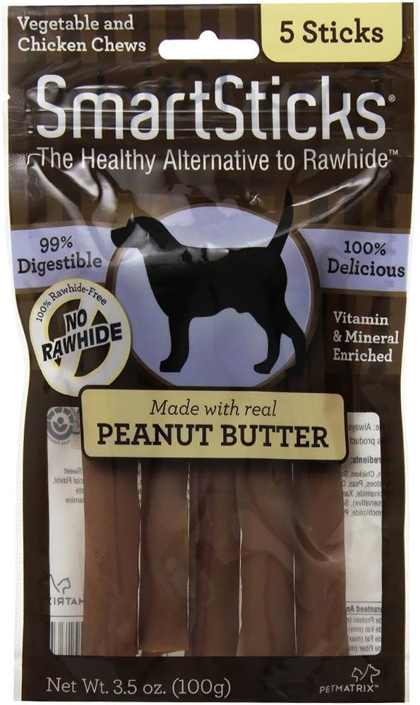 SmartBones SmartSticks, Treat Your Dog to a Rawhide-Free Chew Made With Real Meat and Vegetables