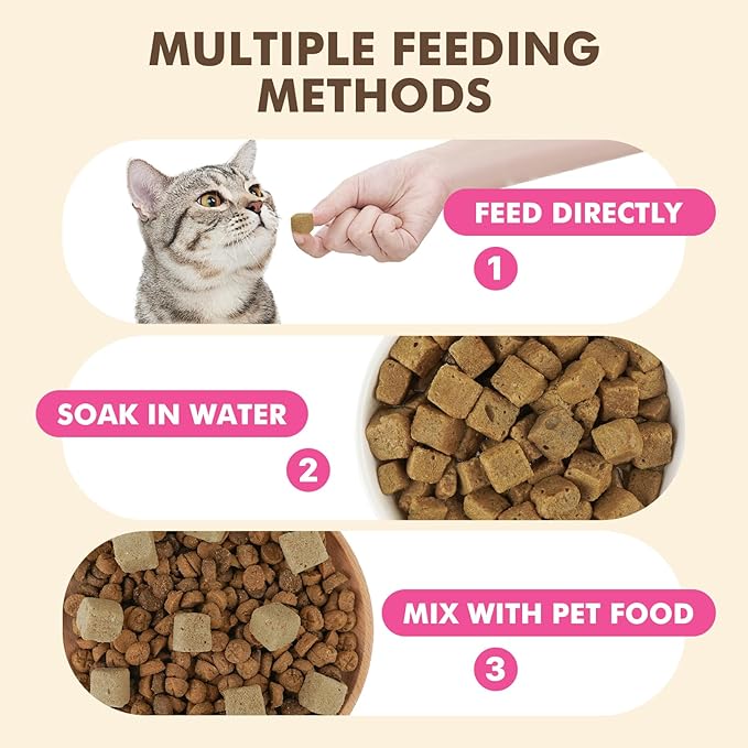 Freeze Dried Dog & Cat Treats – Single Ingredient Chicken Liver, High Protein Training Treats & Food Topper, 6 oz