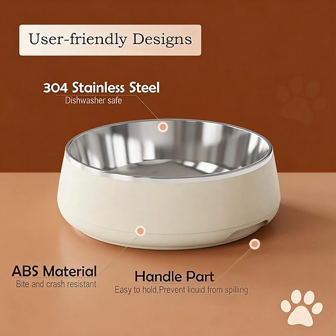 Stainless Steel Dog Bowls,32 oz. Stainless Dog Food Bowls Blue,Insulated Dog Bowl,Non Slip,Dishwasher Safe