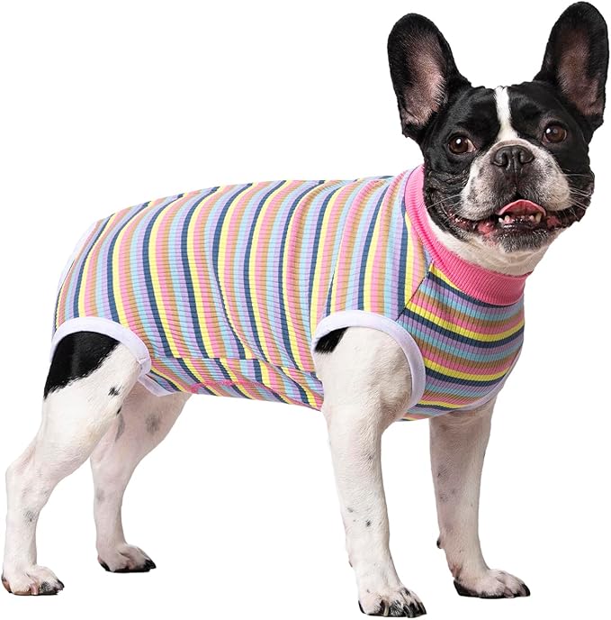 2 Packs Pet Dog Recovery Onesie Suit for Dogs Cats After Surgery,Dog Abdominal Wounds Bandages Cone E-Collar Alternative. (Navy, XL)