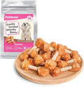 Dog Treats, Chicken Wrapped Rice Dumbbells Bones, Teeth Cleaning Rawhide Dog Chews for Puppy and Small Dogs, 9oz