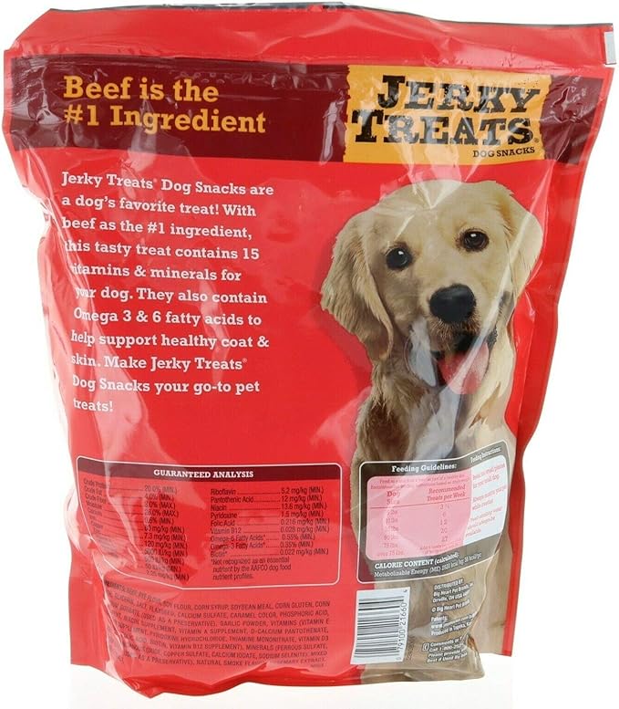 Tender Strips Dog Snacks Beef 60 oz. 3.75 lbs - 2 Pack