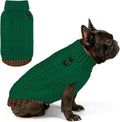 KYEESE Dog Sweater Warm Turtleneck Medium Dogs Sweater Stretchy Thick Pet Coat for Fall Winter Cold Weather Soft Pullover Dog Sweaters for Medium Dogs Boy