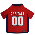Pets First NHL Washington Capitals Jersey for Dogs & Cats, Large. - Let Your Pet Be A Real NHL Fan!