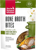 The Honest Kitchen Bone Broth Bites: Roasted with Chicken Bone Broth & Carrots, 8 oz Bag