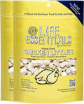 Life Essentials Chicken Littles Freeze Dried Chicken Cat & Small Dog Treats, Healthy Single Ingredient Training Treats & Cat Snacks, Perfect Bite Size, Made with Real Chicken – 5 oz (2 Pack)