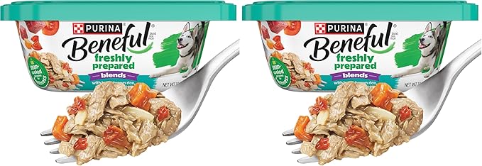 Beneful Purina Wet Dog Food, Chopped Blends with Lamb - (8) 10 oz. Tubs (Pack of 2)