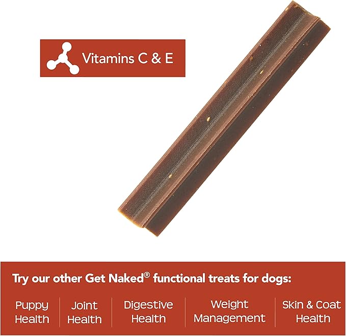 Get Naked Grain Free 1 Pouch 6.2 Oz Super Antioxidant Dental Chew Sticks, Small