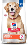 Hill's Science Diet Adult 7+ Perfect Digestion Dry Dog Food, Chicken, Whole Oats, & Brown Rice, 22 lb. Bag