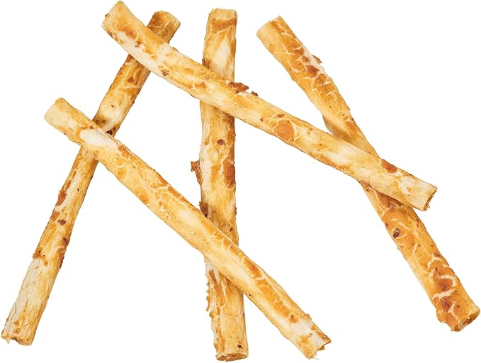 Fieldcrest Farms Nothin' to Hide Twist Stix, Peanut Butter Flavor, Easily Digestible, Supports Skin, Coat, Joints & Muscles, for Moderate Chewers Under 15lbs, 10 Pieces