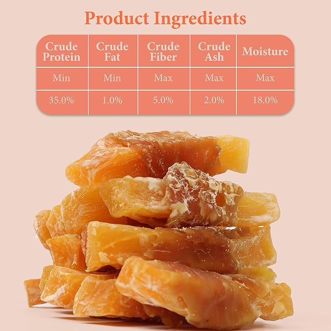 Annika Dog Treats – Grain-Free Chicken Wrapped Sweet Potato Chews, High Protein, Human-Grade Natural Jerky for Small, Medium & Large Dogs, 11.6 oz