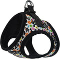 Bark Appeal Skull Multi Step-in Dog Harness for Medium to Large Sized Pets – Updated Sizing, Re-Measuring is Essential – Soft Vest Harness – Anti-Choke with Adjustable Strap & Heavy Duty Clip – L