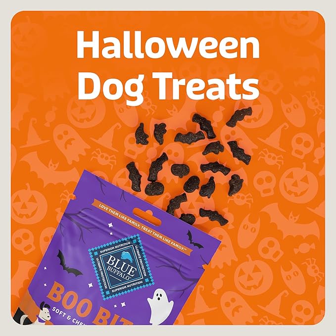 Blue Buffalo Boo Bits Soft & Chewy Halloween Dog Treats, Tasty Chicken Recipe, 4.5-oz. Bag
