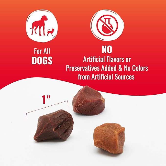 Good 'n' Tasty Kabob Bites Treat for All Dogs, 4 Ounce, Gourmet Dog Treats with Chicken, Duck or Chicken Liver, New Improved Formula for Softer Texture