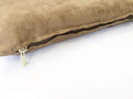 Luxurious Comfort Pet Dog Bed External Cover for Small and Large Dogs - Cover ONLY (36"x29" (34"x27"x3"), Suede - Brown)