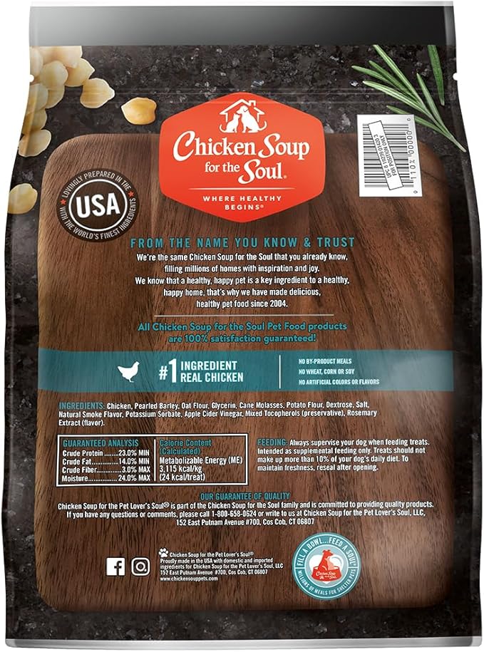 Chicken Soup for the Soul All Natural Premium Savory Sticks Soft & Chewy Dog Treats, Real Chicken First Ingredient, No By-Products, Artificial Colors, Flavors or Preservatives, Chicken, 32oz