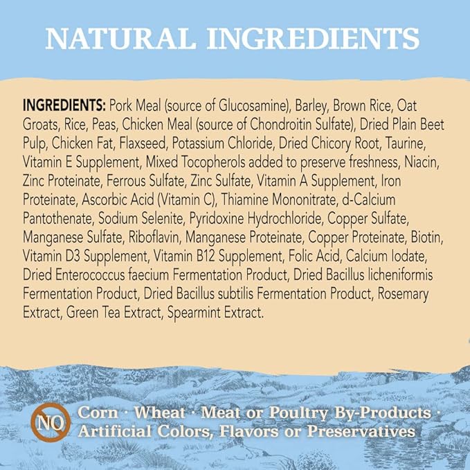 Eagle Pack Natural Dry Reduced Fat Dog Food, Pork & Chicken, 30-Pound Bag