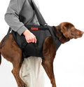 OneTigris Full Body Dog Carry Sling for Large Dogs, Dog Lift Harness Backpack Carrier with Handles, for Senior Dogs, Joint Injuries, Up and Down Stairs (Black, XXL)