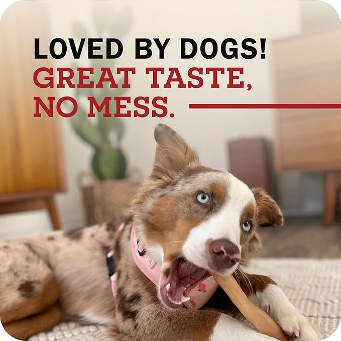 Redbarn Pet Products All-Natural Large 12" Beef Collagen Sticks for Dogs - Long Lasting Low-Odor Alternative to Traditional Rawhide & Bully Sticks - Supports Healthy Joints, Skin, & Coat - 3 Pack