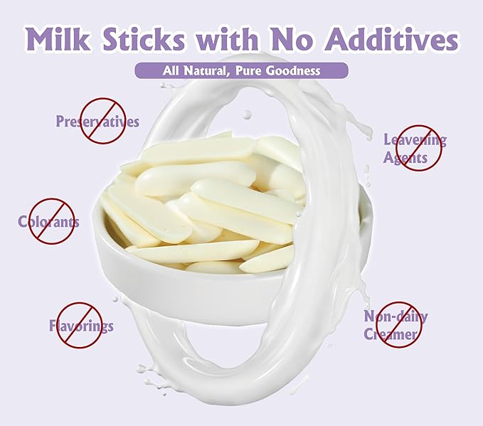 Puppy Treats,Freeze-Dried Baked Milk Sticks for Dogs, Human-Grade, Perfect Training Reward,Natural High Calcium Pet Snacks for Dogs and Cats, 100g