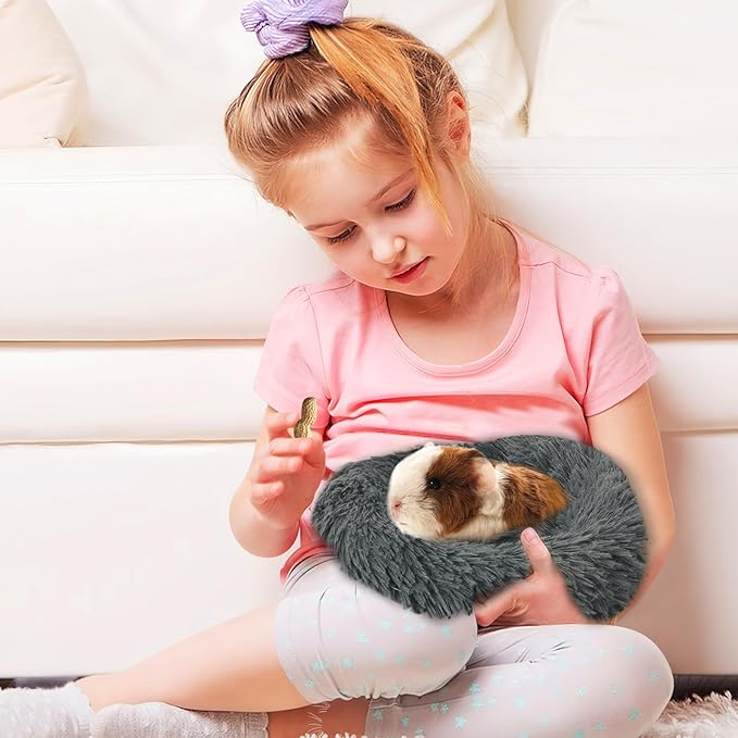 PETKNOWS 2 Pieces Guinea Pig Beds, Hamster Beds, Thickened and Warm Winter Guinea Pig Beds for Dwarf Rabbits, Chinchillas, Hamsters, Hedgehogs, Ferrets