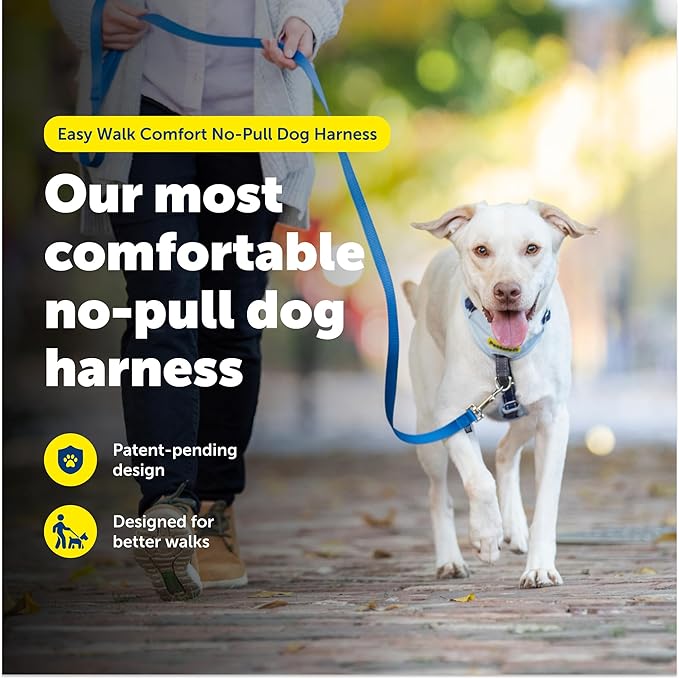 PetSafe Easy Walk Comfort No-Pull Dog Harness Full-Body Padding - Better Walks on the First Use - 5 Points of Adjustment Large, Green
