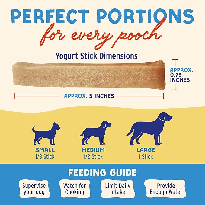 Himalayan Dog Chew Strawberry Honey Yogurt Sticks for Dogs | Protein-Rich Treats with Prebiotics & Probiotics | Lactose-Free, Grain-Free, Gluten-Free | Healthy Yogurt Chews for All Breeds | 5 Count