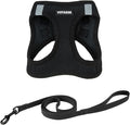 Voyager Step-in Pet Harness - All Weather Mesh, Adjustable Step in Harness for Cats and Dogs by Best Pet Supplies - 307S Black, XS