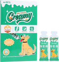 M-PETS Beef Chicken & Apple Lickable Dog Treats,Soft Healthy Dog Snacks in Squeeze Tubes for Puppies & Seniors,Reward Training or Food Topper,Low-Calorie Puree for Joint & Digestive Support – 8 Pack