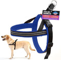 ComfortFlex Sport Dog Harness – No-Choke, Fully Padded, Non-Chafing Harness with Control Handle – Reflective, Lightweight, Adjustable for Active Dogs – Medium, Mariner Blue