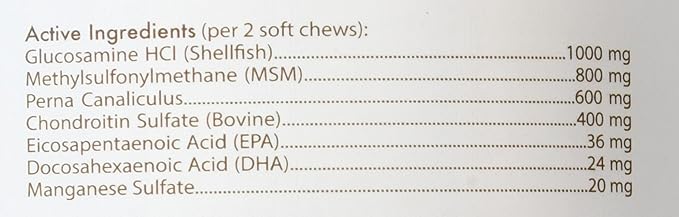 Healthy Breeds Cane Corso Z-Flex Max Hip and Joint Soft Chews 170 Count