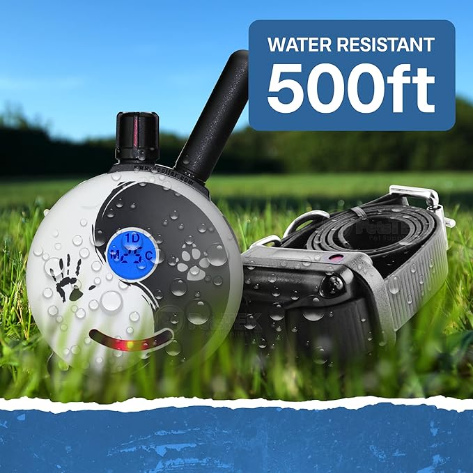 Educator ET-300 Zen Mini E Collar for Dog Training with Remote - 1/2 Mile Range, Waterproof, 100 Blunt Stimulation Levels, Tone or Vibration Mode, Night Light Tracking for Small, Medium & Large Dogs