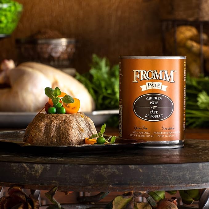 Fromm Chicken Pate Dog Food - Premium Wet Dog Food - Chicken Recipe - Case of 12 Cans
