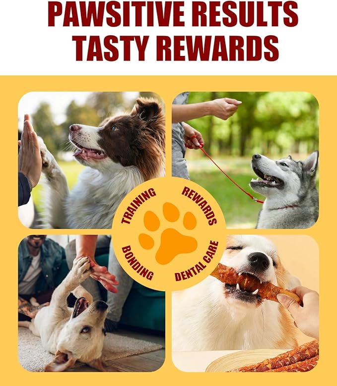 Chicken Wrapped Sweet Potato Dog Treats 10.6oz Chicken Jerky Training Treats for Puppy Dogs Rawhide Gluten Grain Free w/Taurine Dog Snacks Limited-Ingredient Treats Low Fat High Protein